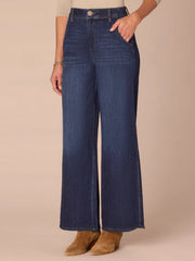 Skyrise Petite Wide Leg Jeans with Tulip Hem