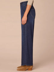 Skyrise Petite Wide Leg Jeans with Tulip Hem