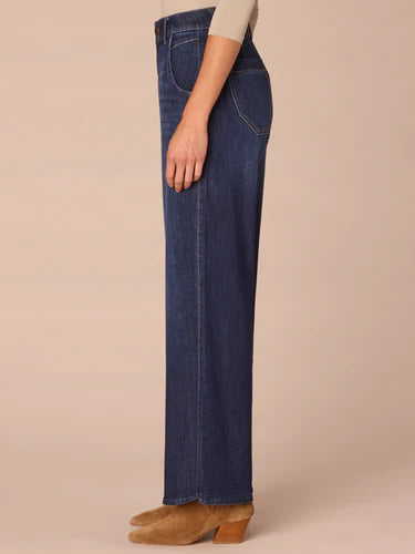 Skyrise Petite Wide Leg Jeans with Tulip Hem